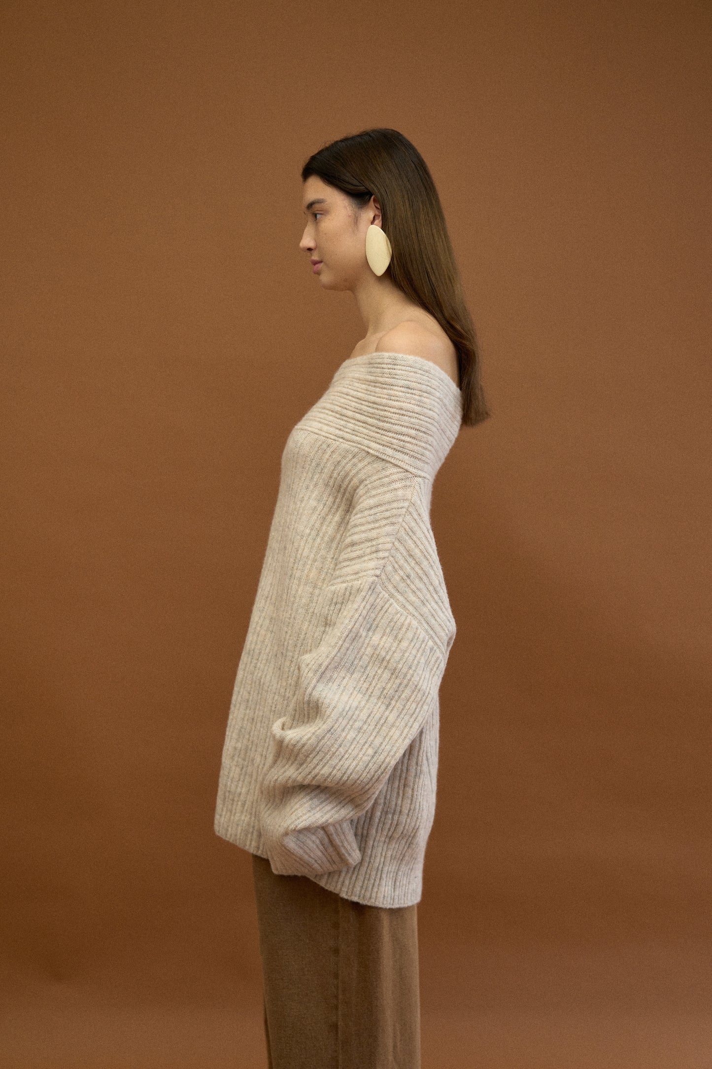 WINERVA ULTRA RIBBED KNITTED PULLOVER