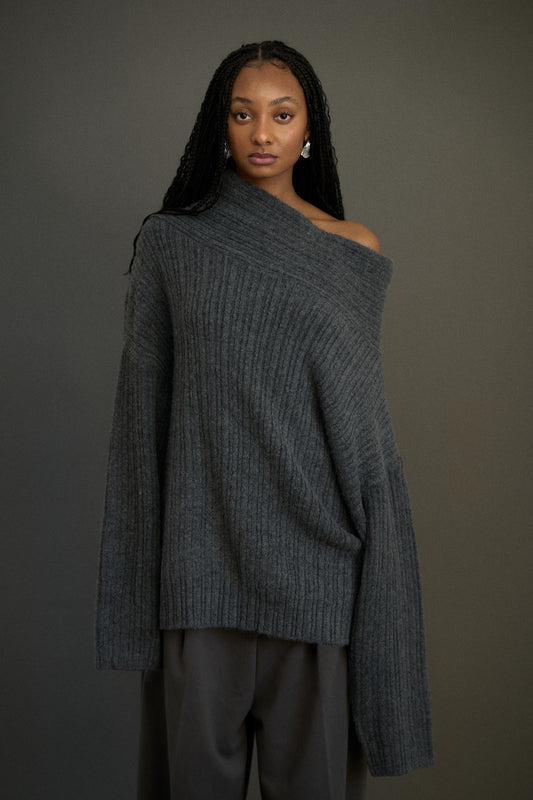 WINERVA ULTRA RIBBED KNITTED PULLOVER